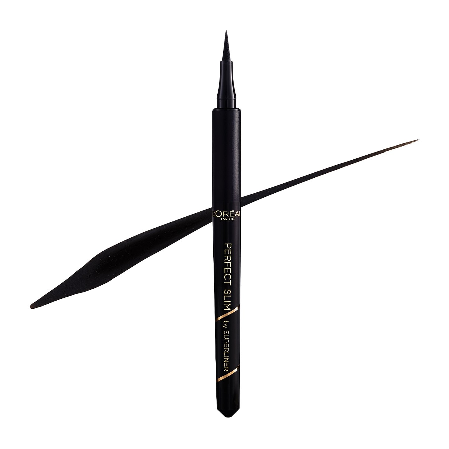 Perfect Slim Superliner - Produkt geöffnet mit Produktprobe auf weißem Hintergrund